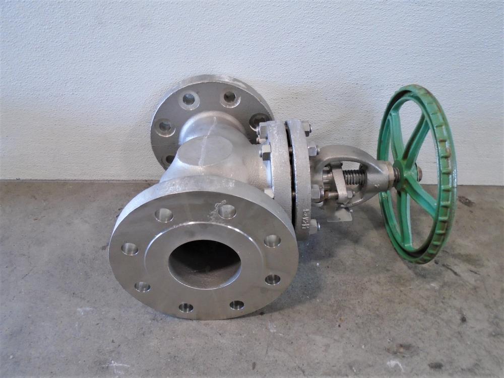 Kitz 4" 300# CF8M Globe Valve, Fig# 300UPAM-GRF